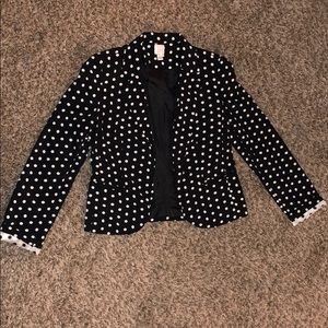 Polka Dot Blazer